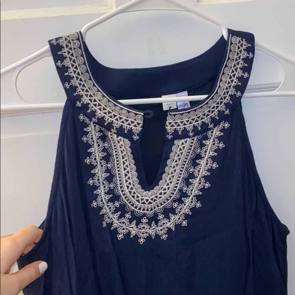 Super cute navy blue dress